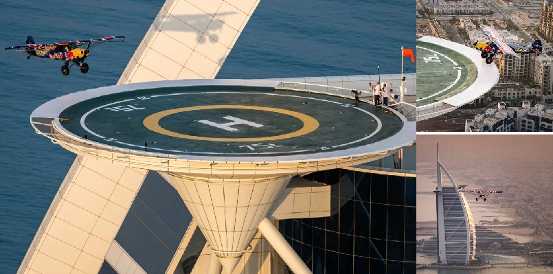 Pilot Creates History With a “Bullseye Landing” on Burj Al Arab